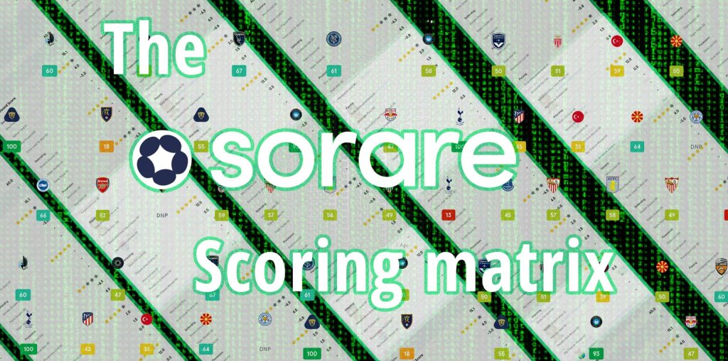 sorare's so5 scoring matrix explained